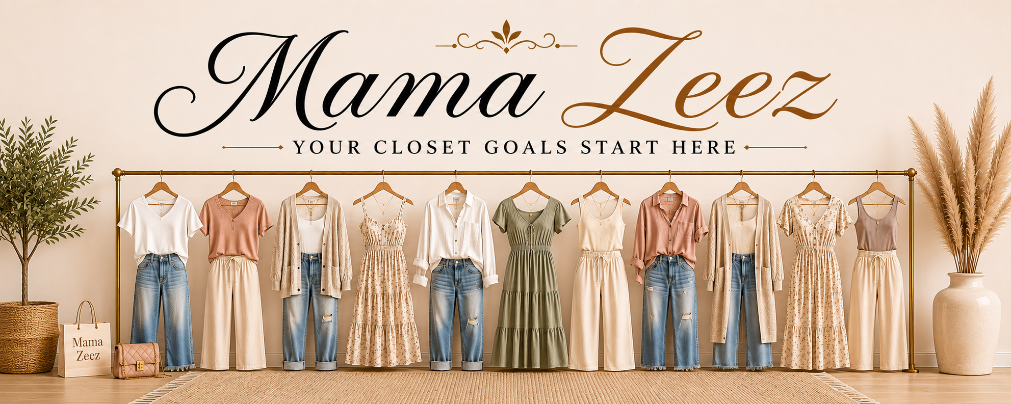Mama Zeez clothing boutique banner